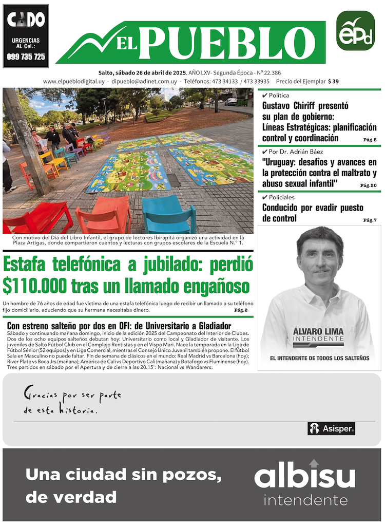 Tapa, 27-04-2025