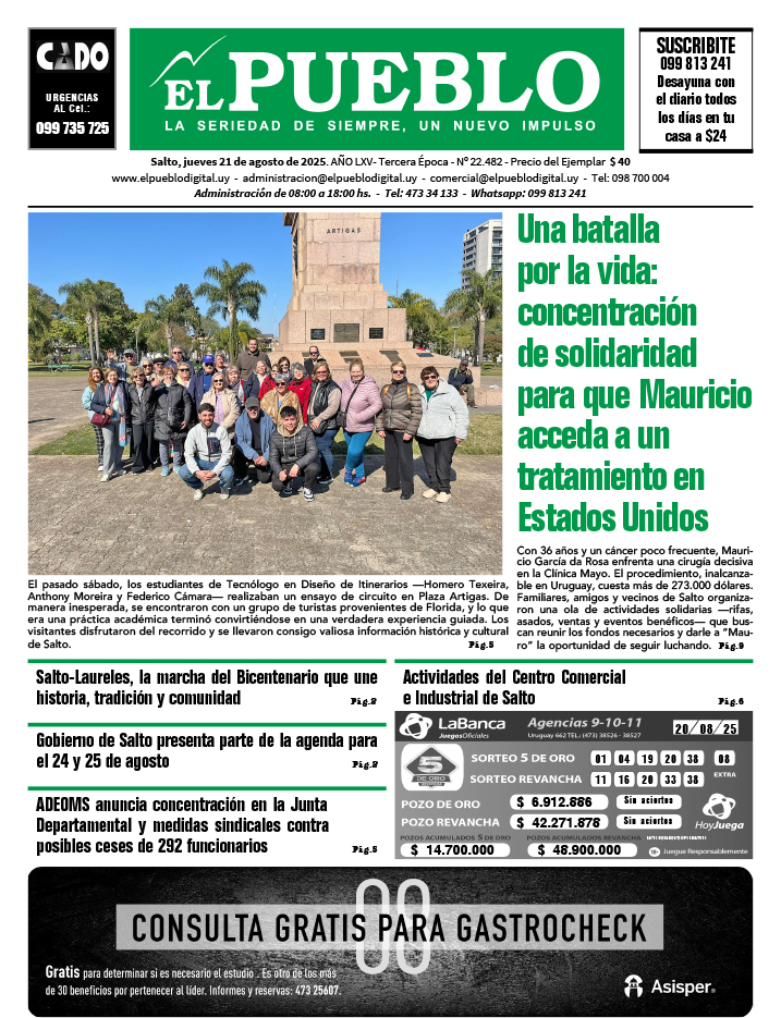 Tapa, 21-08-2025