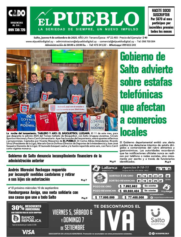 Tapa, 04-09-2025